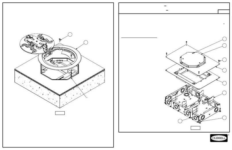 Hubbell CFB6G30R User manual