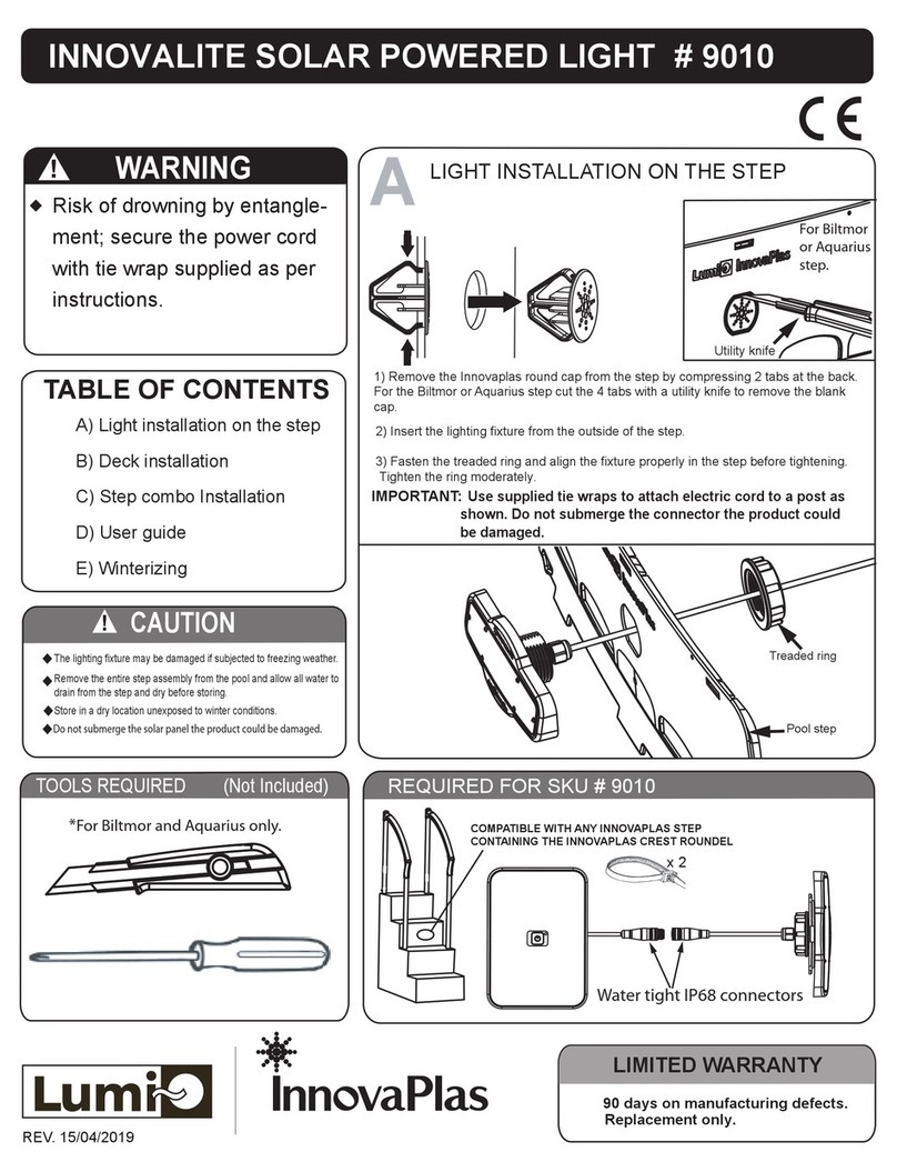 Lumio Innovaplas 9010 instructions