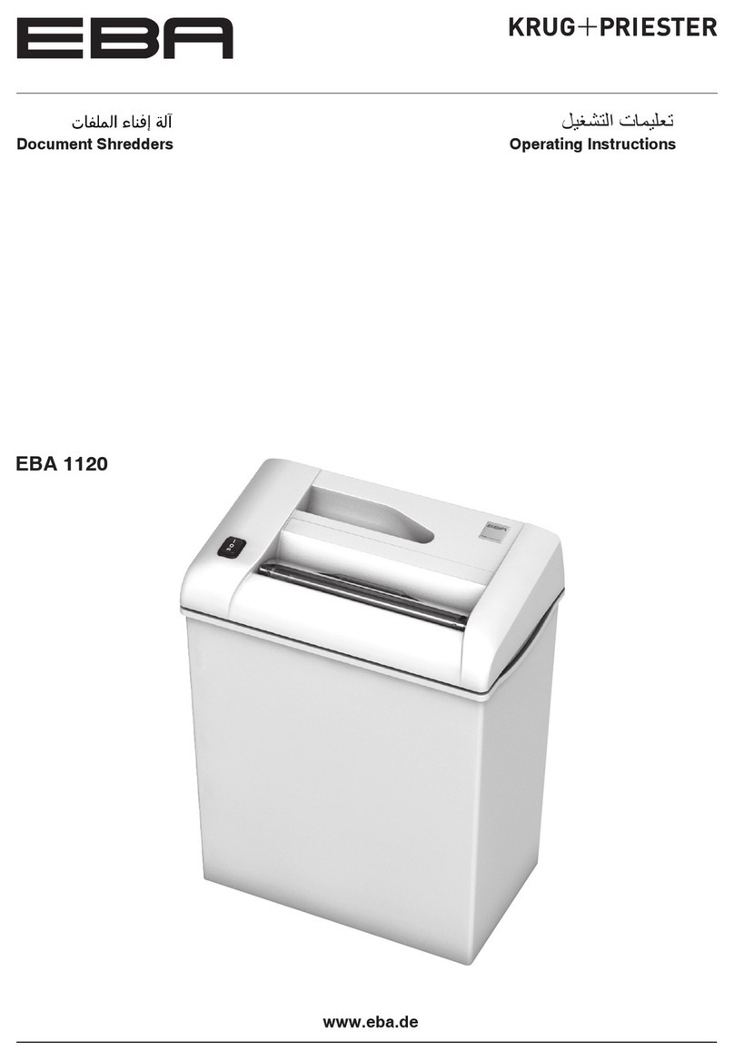 Krug & Priester EBA 1120 operating instructions