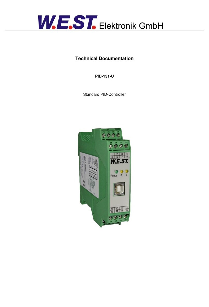 W.E.ST. PID-131-U Technical documentation