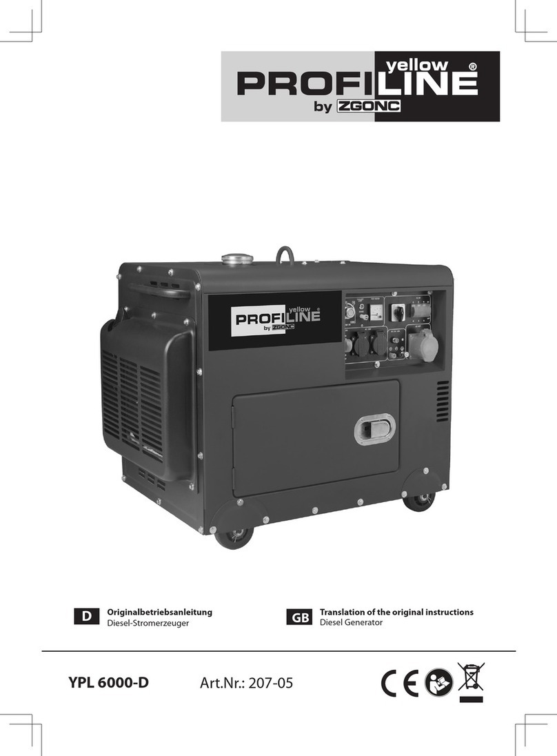 Zgonc yellow PROFILINE YPL 6000-D Translation of the original instructions
