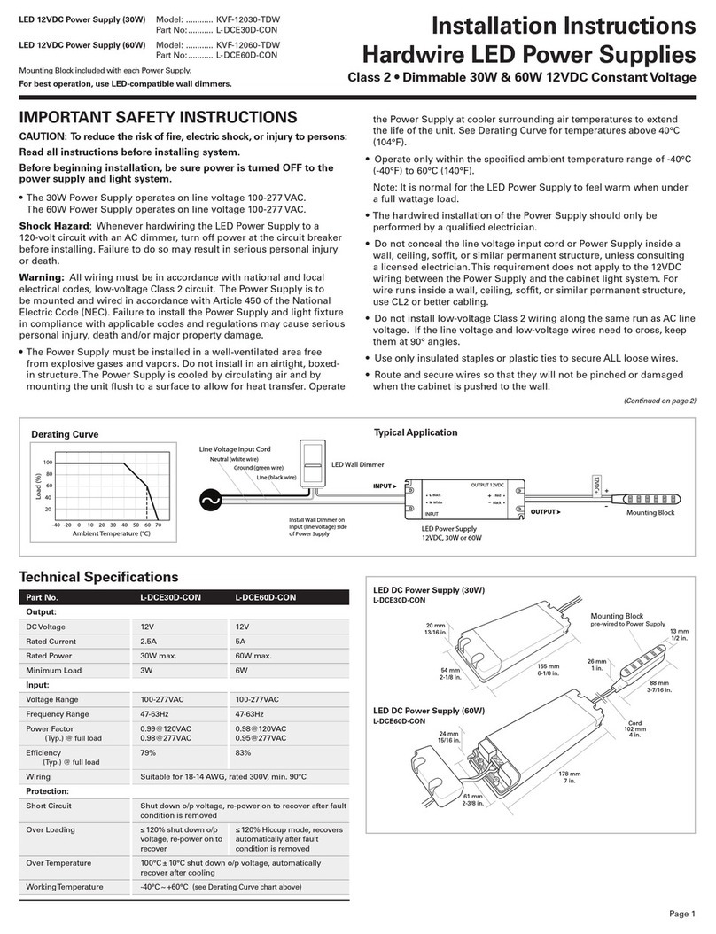 Tresco KVF-12030-TDW installation instructions
