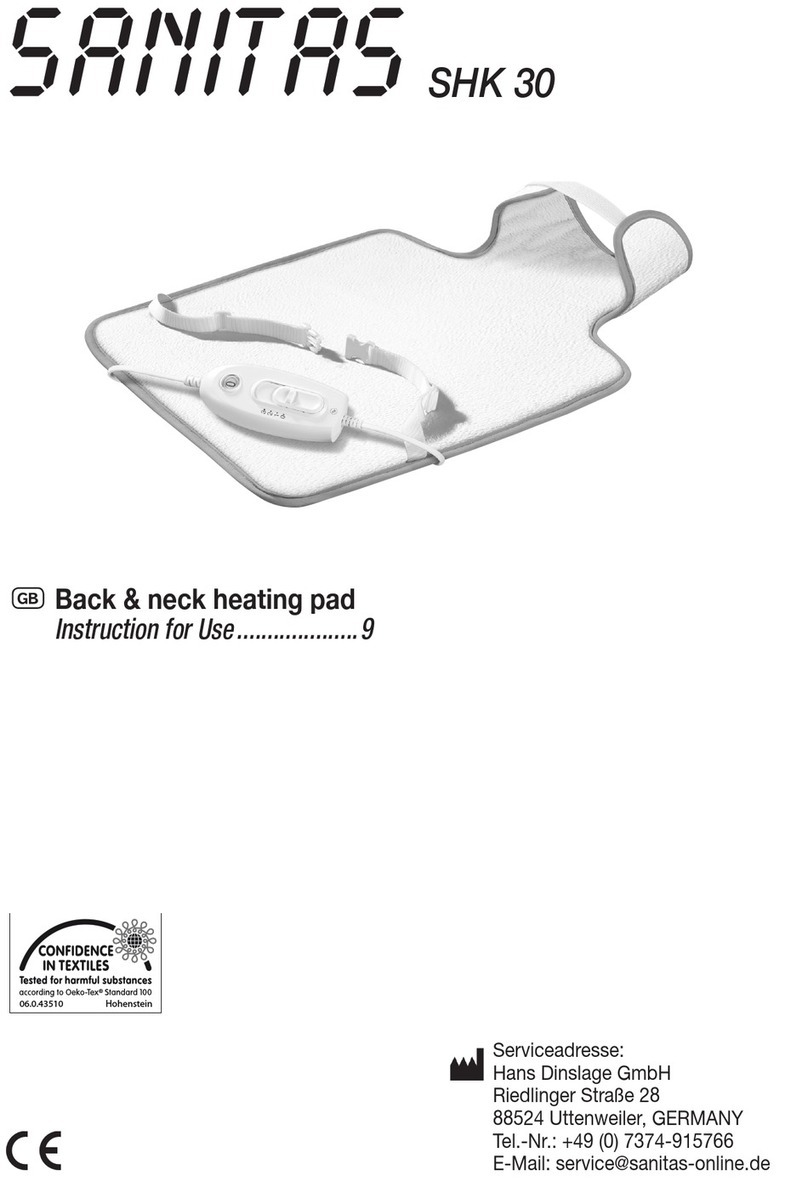 Sanitas SHK 30 Instructions for use