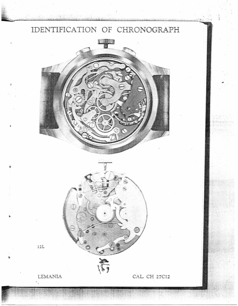 LEMANIA CH 27C12 manual