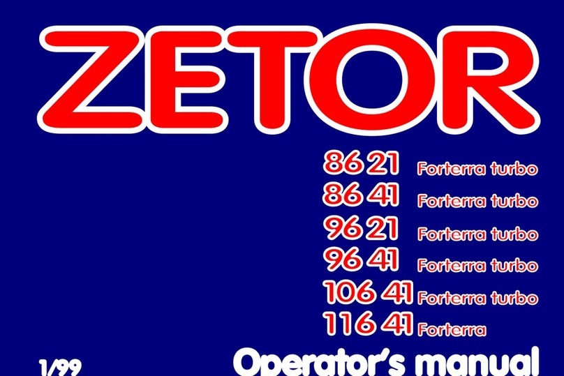 Zetor 8621 Forterra turbo User manual