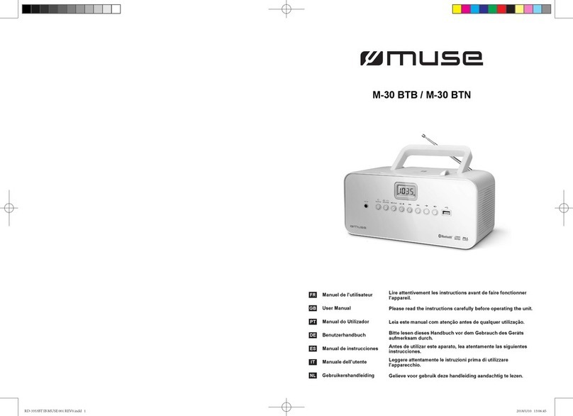 Muse M-30 BTB User manual