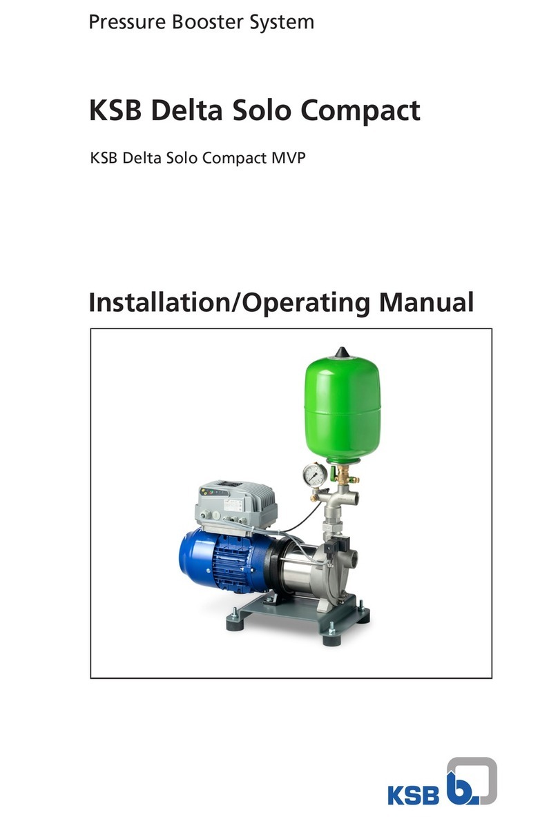 KSB Delta Solo Compact MVP Series Installation & operating manual
