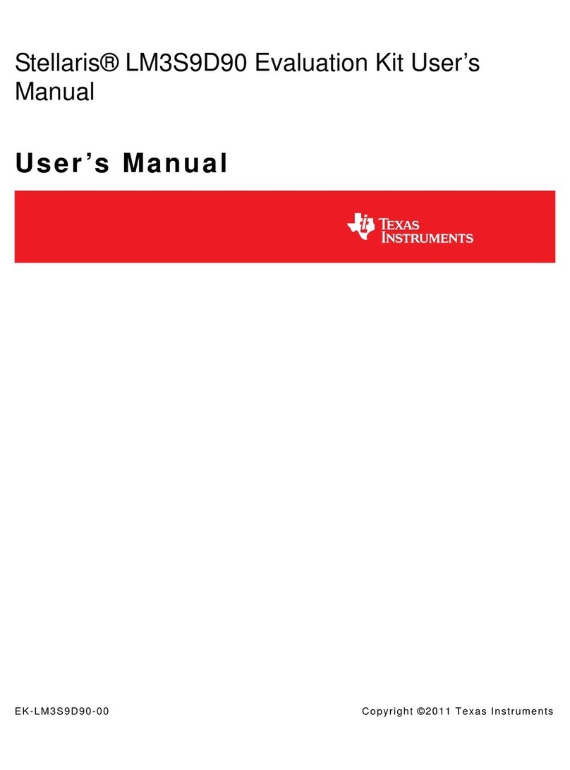 Texas Instruments Stellaris LM3S9D90 User manual