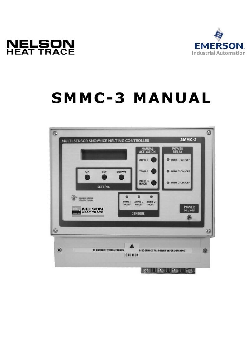 Emerson NELSON HEAT TRACE SMMC-3 User manual Emerson NELSON HEAT TRACE SMMC-3 User manual