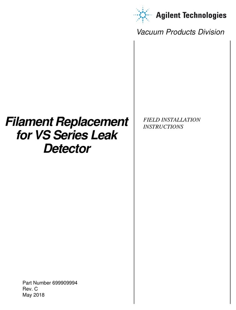 Agilent Technologies VS Series Field installation instructions