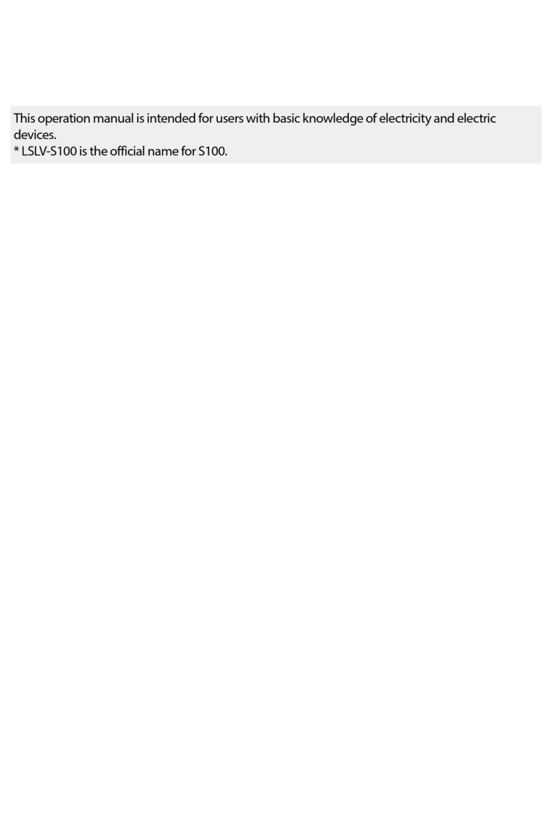LSIS LSLV-S100 Series User manual
