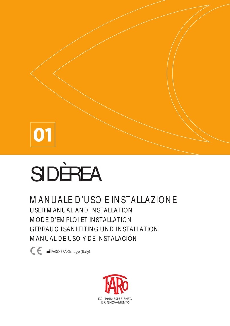 Faro SIDEREA User manual