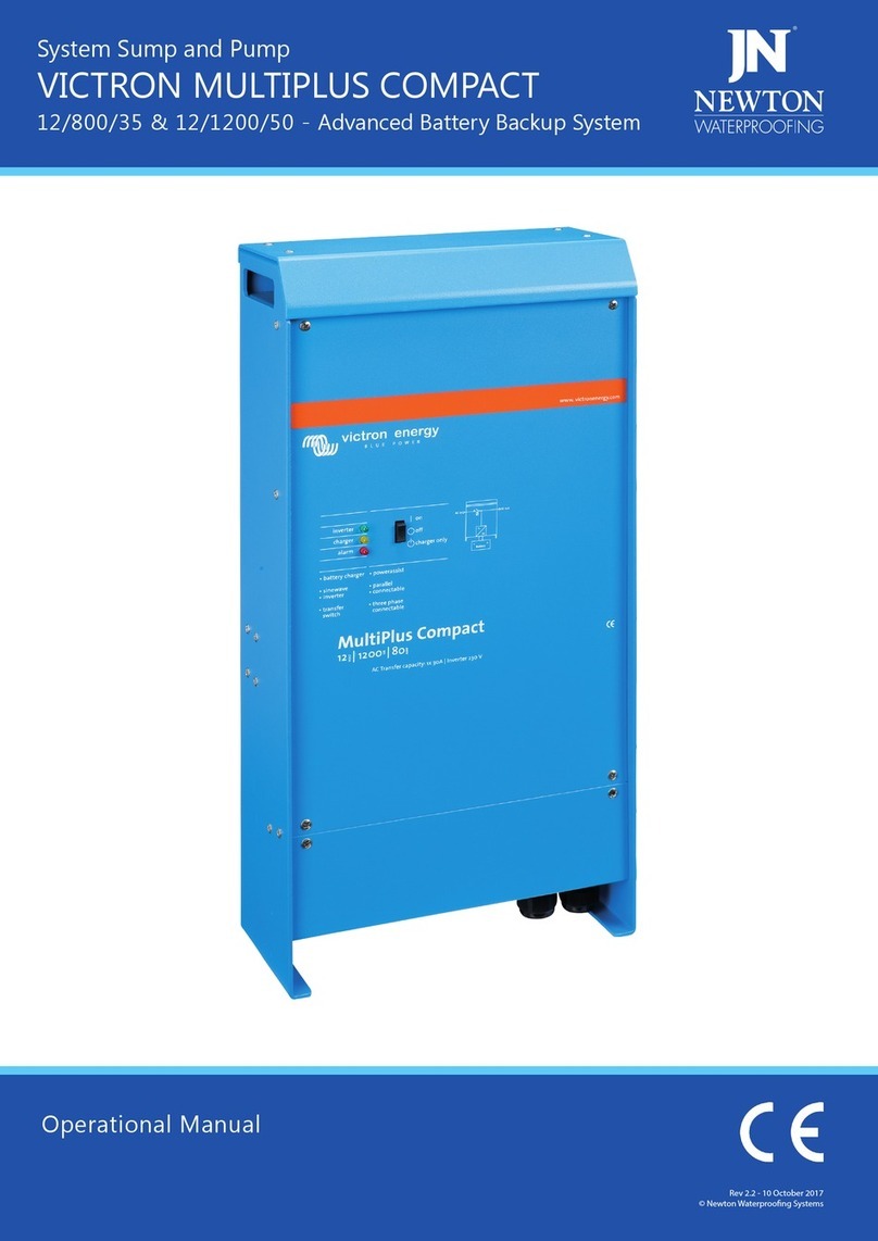 Newton VICTRON MULTIPLUS COMPACT Operational manual