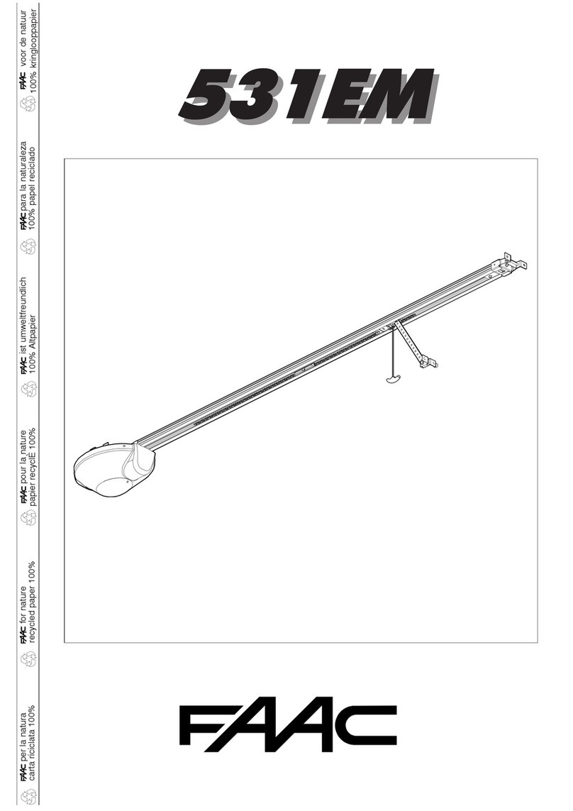 FAAC 531EM manual