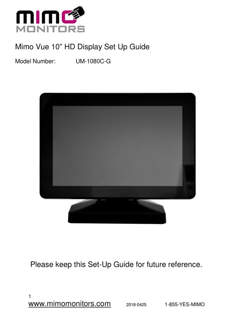 Mimo Monitors Vue UM-1080C-G User manual