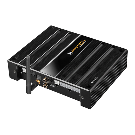 Audiotec Fischer Match PP 86DSP manual