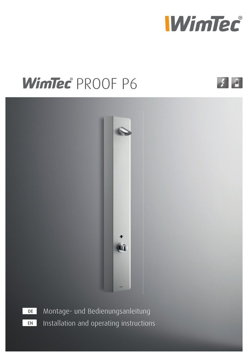 WimTec PROOF P6 Installation and operating instructions WimTec PROOF P6 Installation and operating instructions