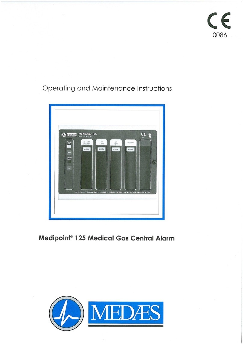 MEDAES Medipoint 125 Operating and maintenance instructions