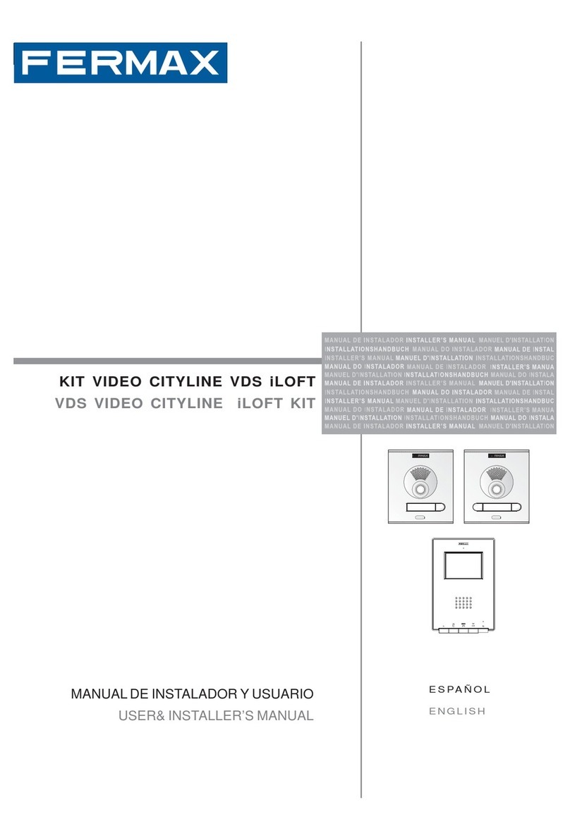 Fermax VDS VIDEO CITYLINE iLOFT KIT Instruction Manual Fermax VDS VIDEO CITYLINE iLOFT KIT Instruction Manual