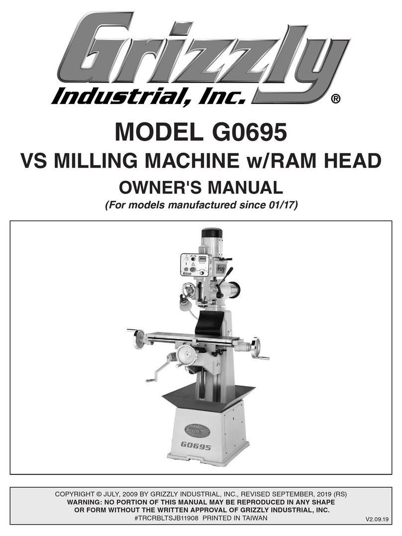 Grizzly G0695 owner's manual