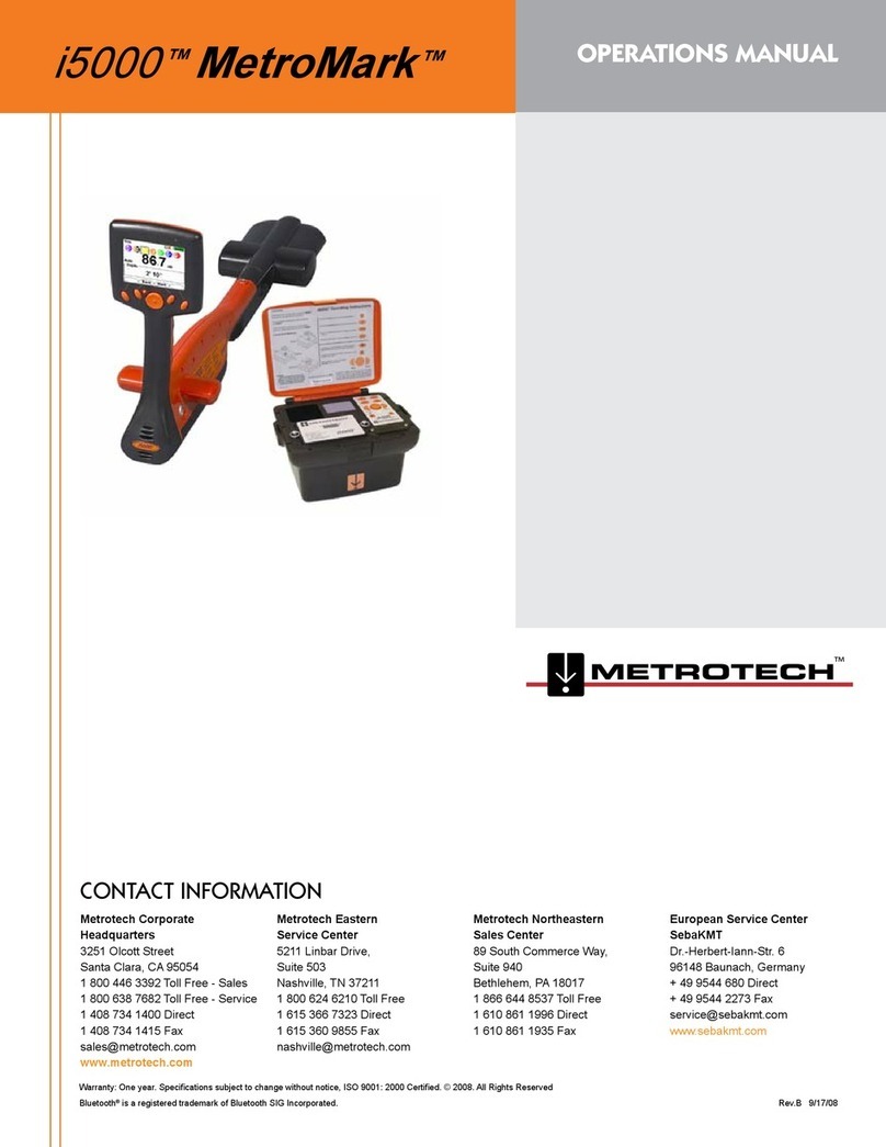 Metrotech MetroMark i5000 Series Operation manual