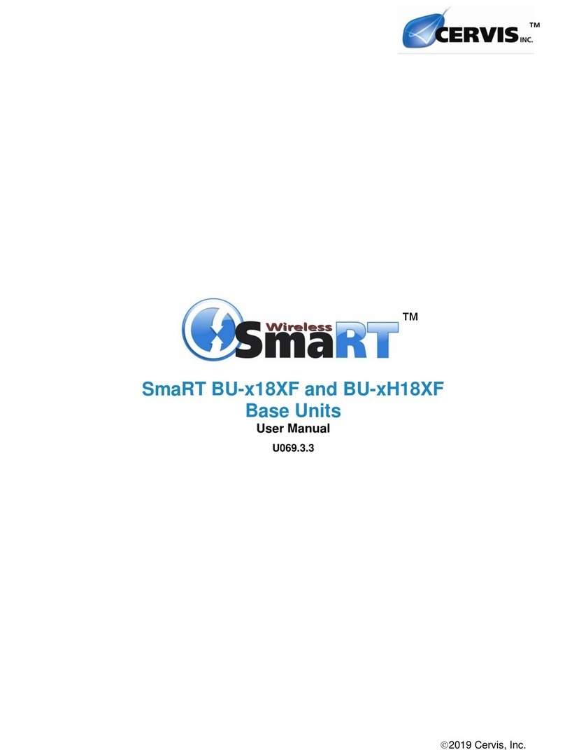 Cervis SmaRT BU-x18XF Series user manual