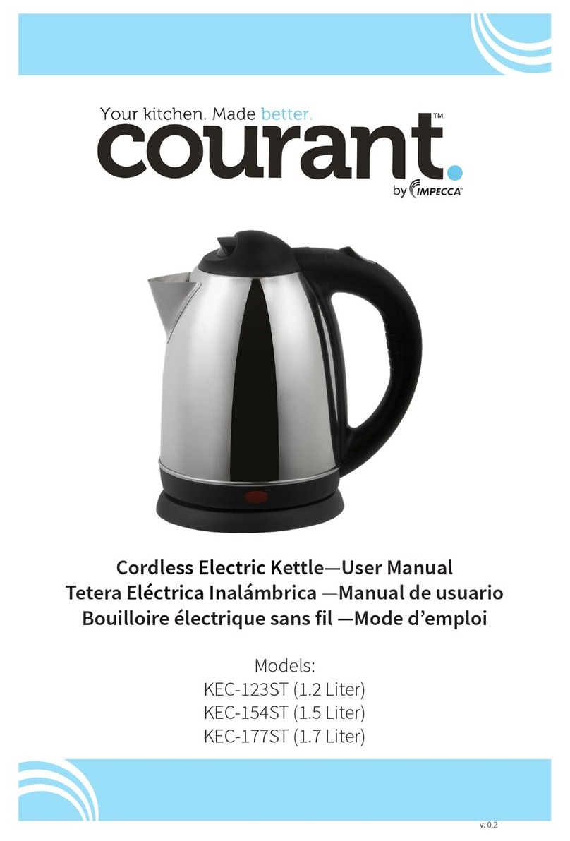 COURANT KEC-123ST user manual