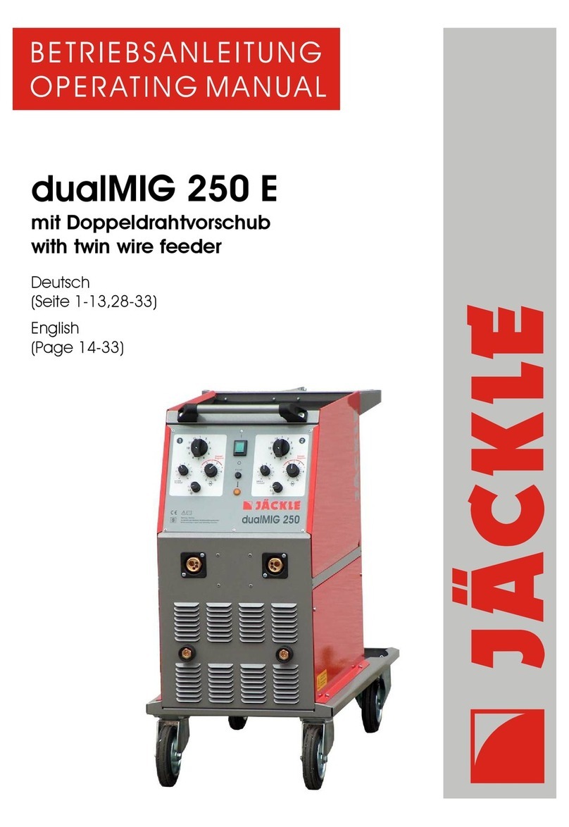 Jackle dualMIG 250 E User manual