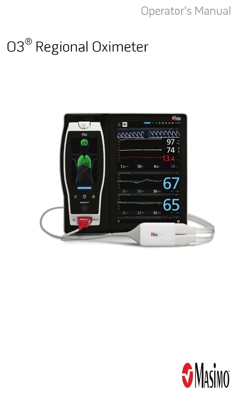 Masimo O3 Regional Oximeter User manual