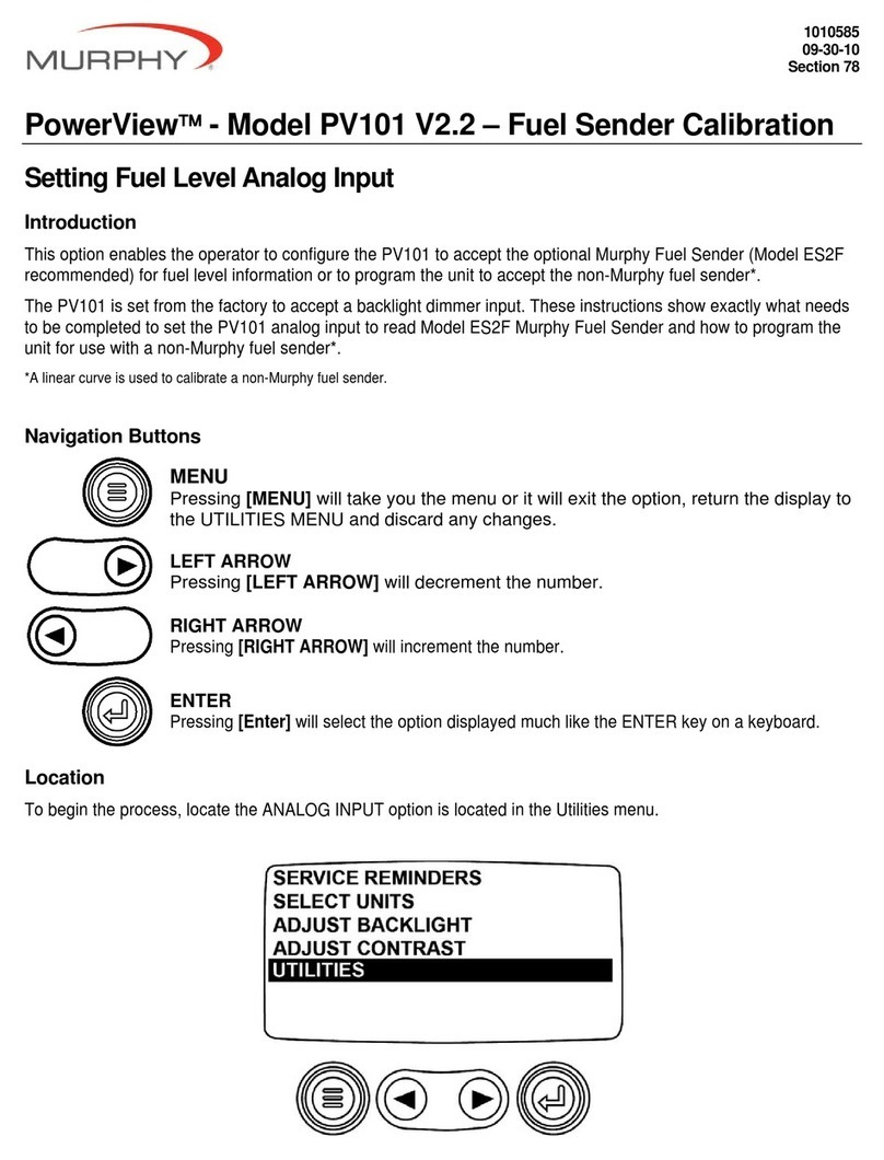 Murphy PowerView PV-101 manual Murphy PowerView PV-101 manual