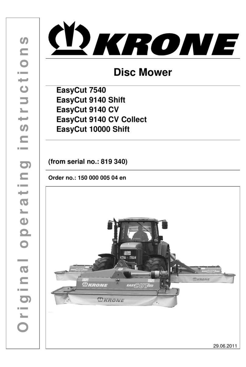 Krone EasyCut 7540 User manual