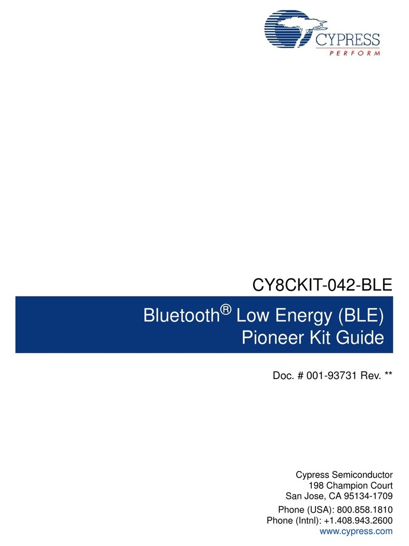 Cypress Semiconductor CY8CKIT-042-BLE User manual