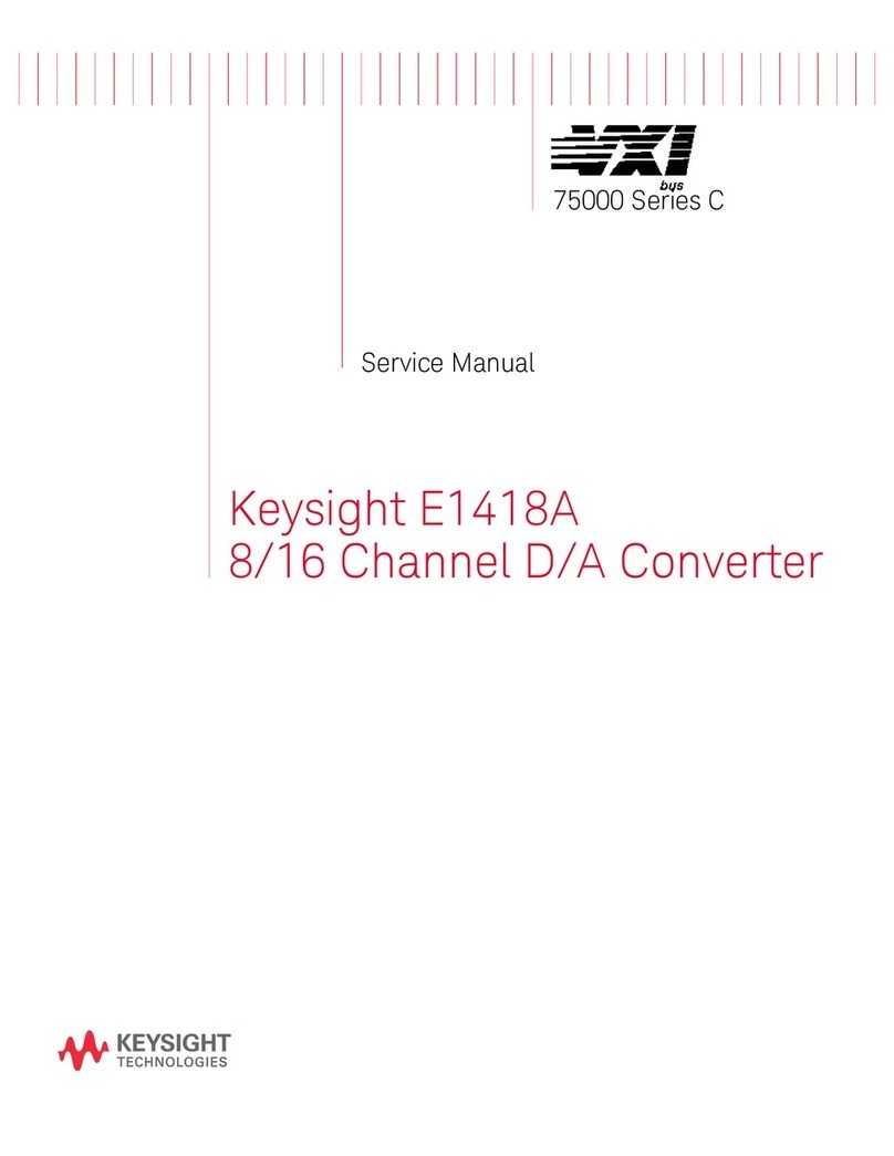 Keysight E1418A Series Service guide