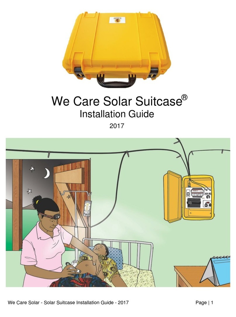 We Care Solar Solar Suitcase installation guide We Care Solar Solar Suitcase installation guide