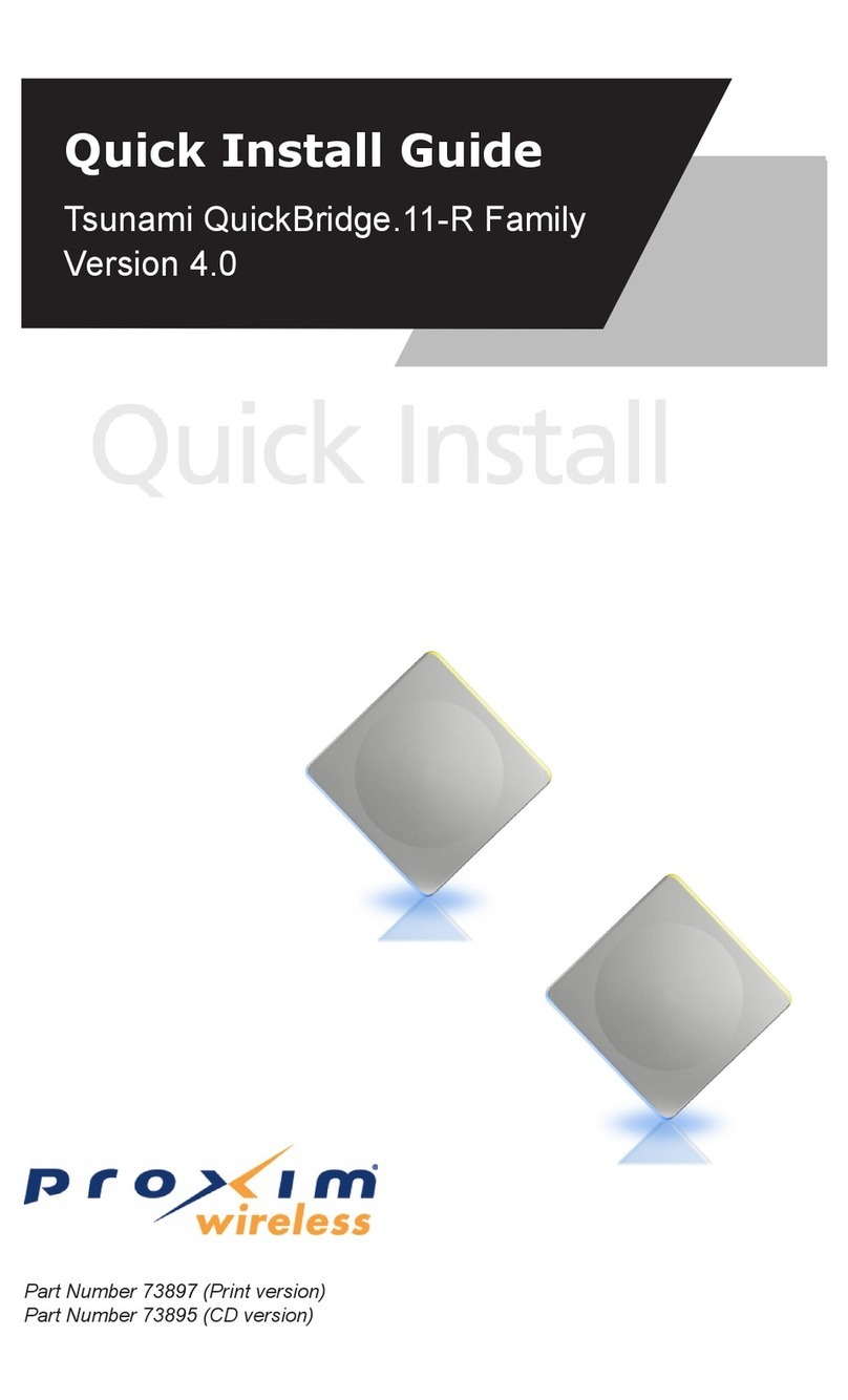 Proxim Tsunami QuickBridge.11-R Series User manual