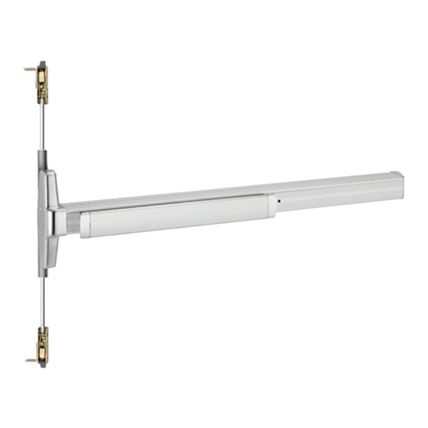 Von Duprin 3550AWDC installation instructions