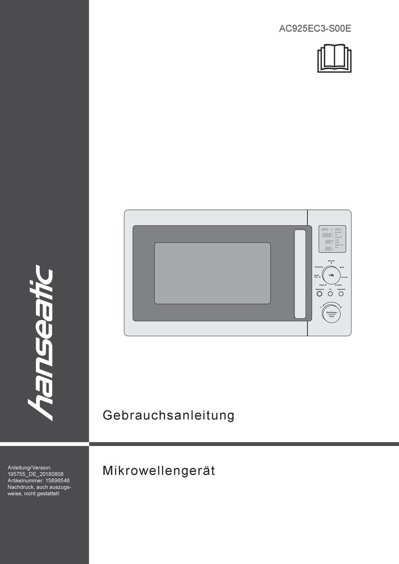 Hanseatic AC925EC3-S00E user manual