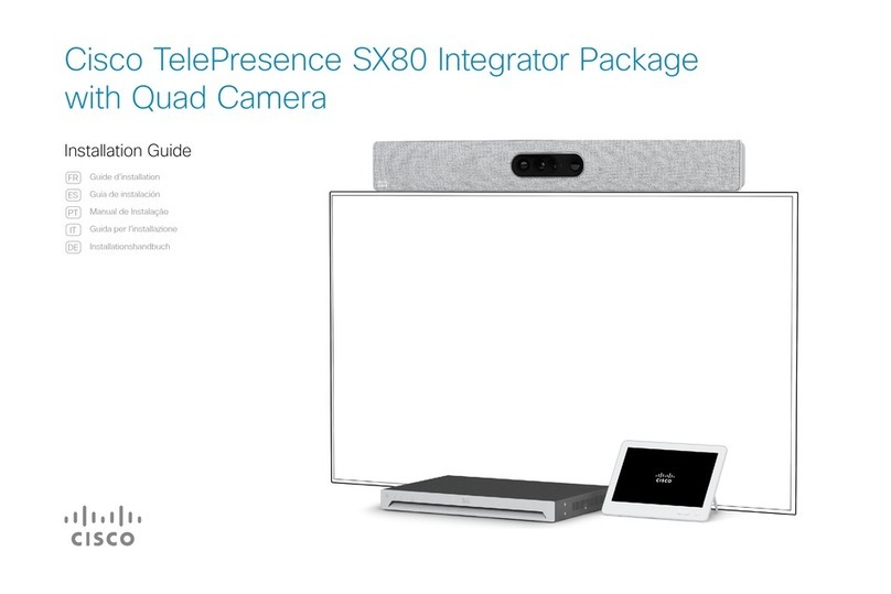 Cisco SX80 installation guide