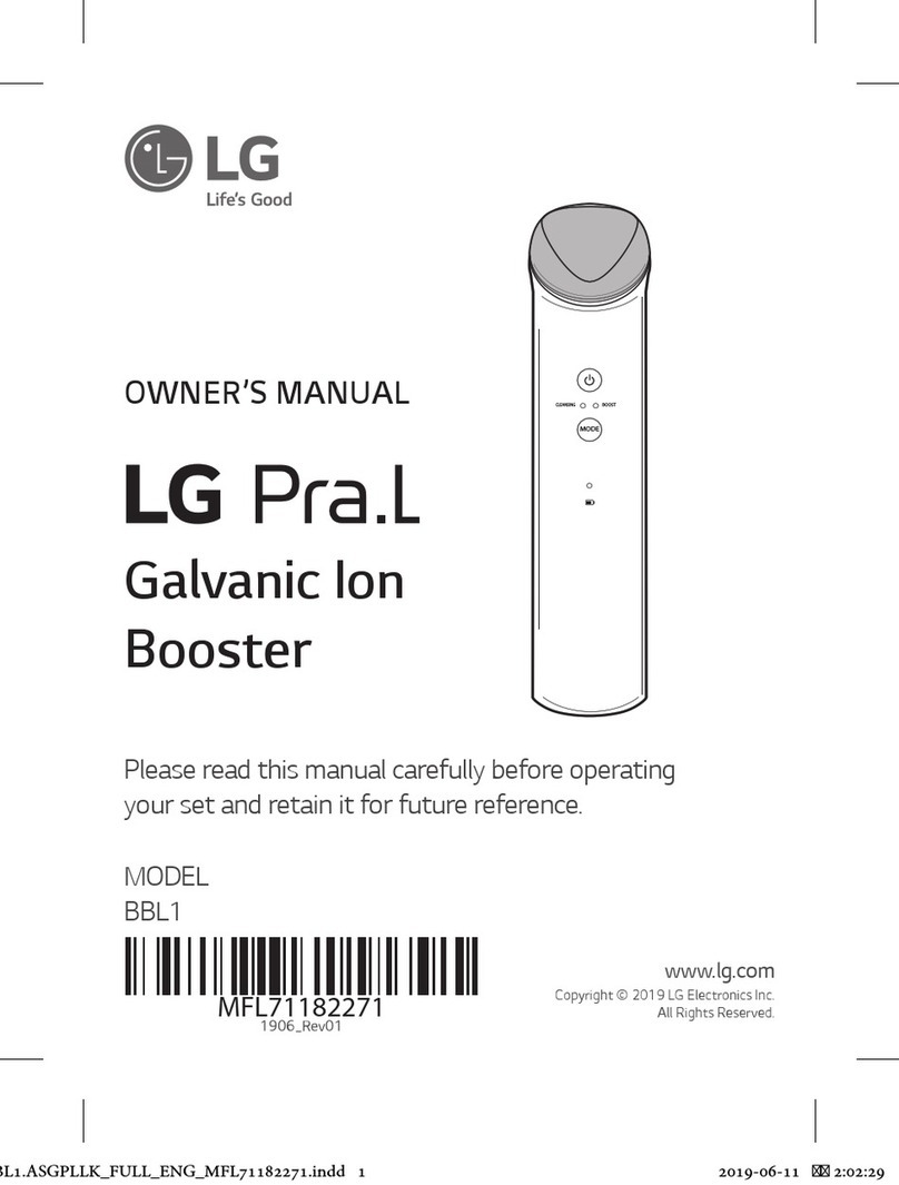 LG Pra.L BBL1 owner's manual