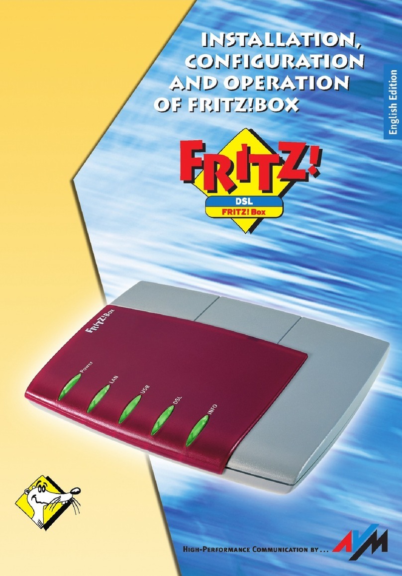 AVM Fritz!Box Installation, configuration and operation