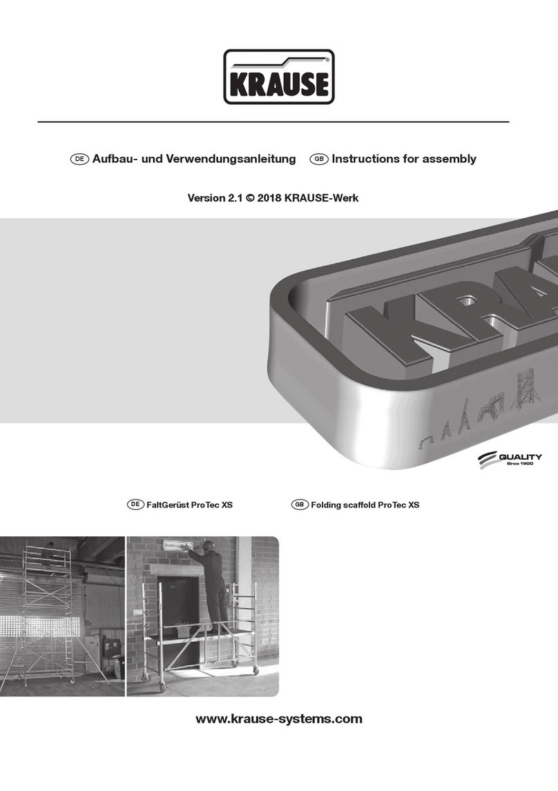 KRAUSE ProTec XS Assembly instructions