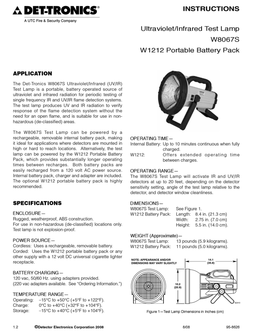 Det-Tronics W8067S instructions