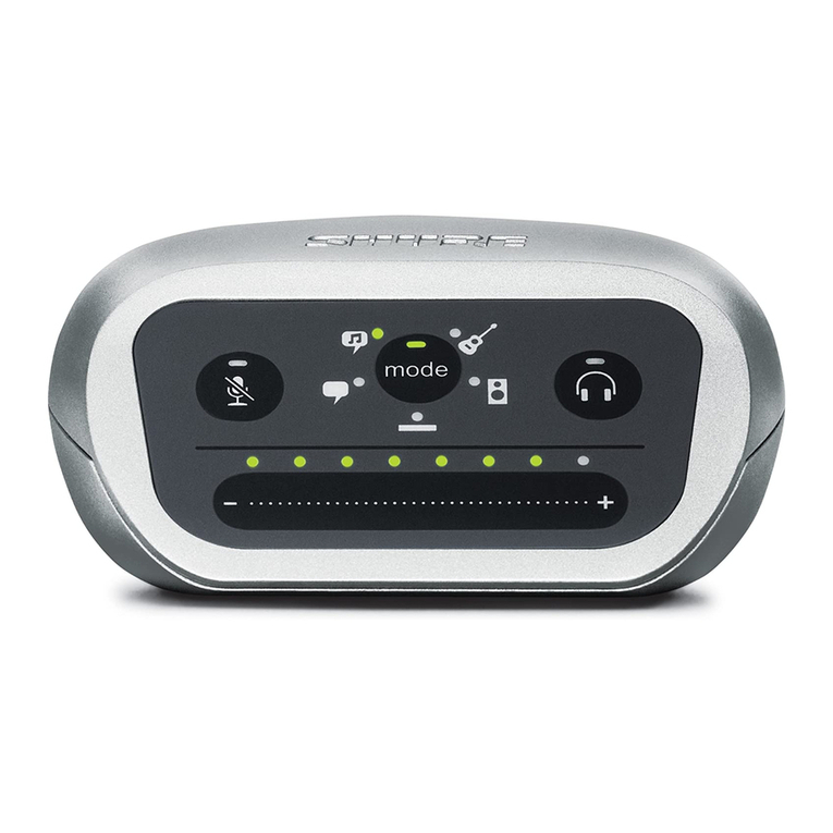 Shure MVI User manual Shure MVI User manual