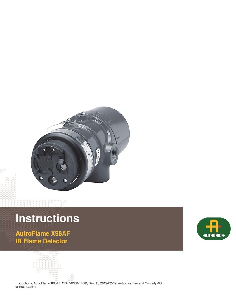 Autronica AutroFlame X98AF instructions