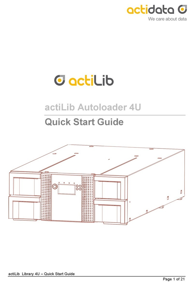 Actidata actiLib Autoloader 4U quick start guide