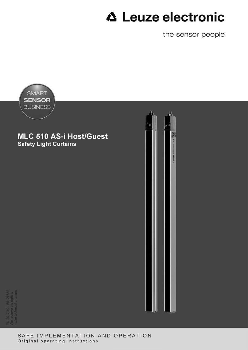 Leuze electronic MLC 510 AS-i Host/Guest SAFE IMPLEMENTATION AND OPERATION