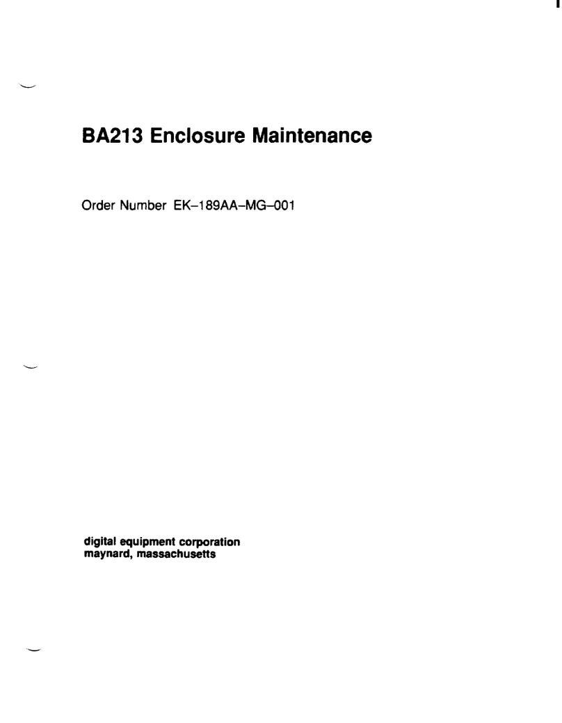Digital Equipment BA213 maintenance