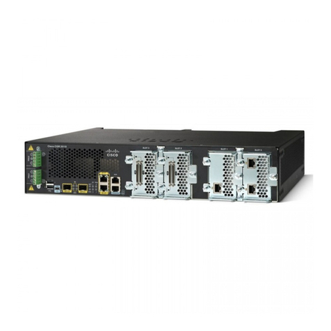 Cisco CGR2010 Quick start guide