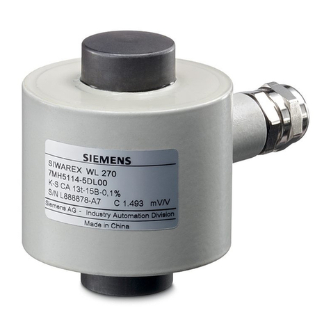 Siemens SIWAREX WL270 CP-S SA operating instructions