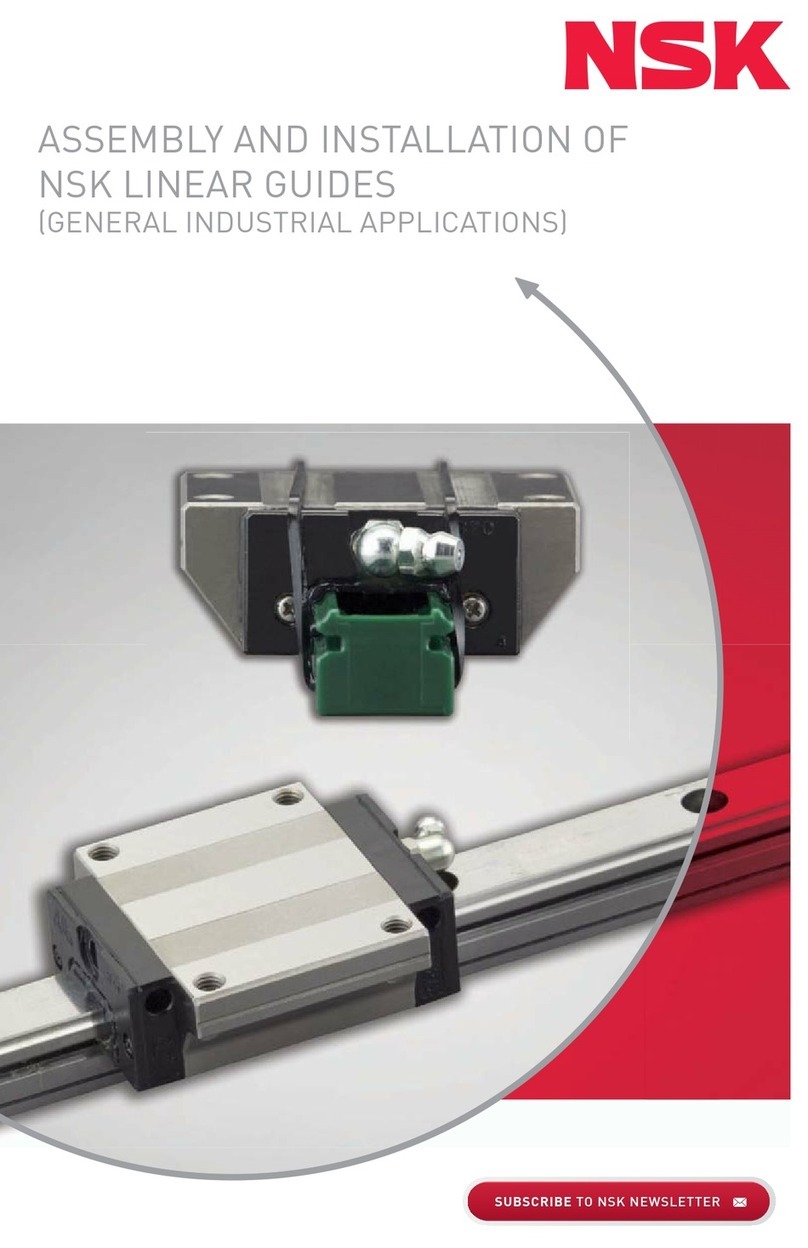 NSK NS Series Assembly and installation NSK NS Series Assembly and installation